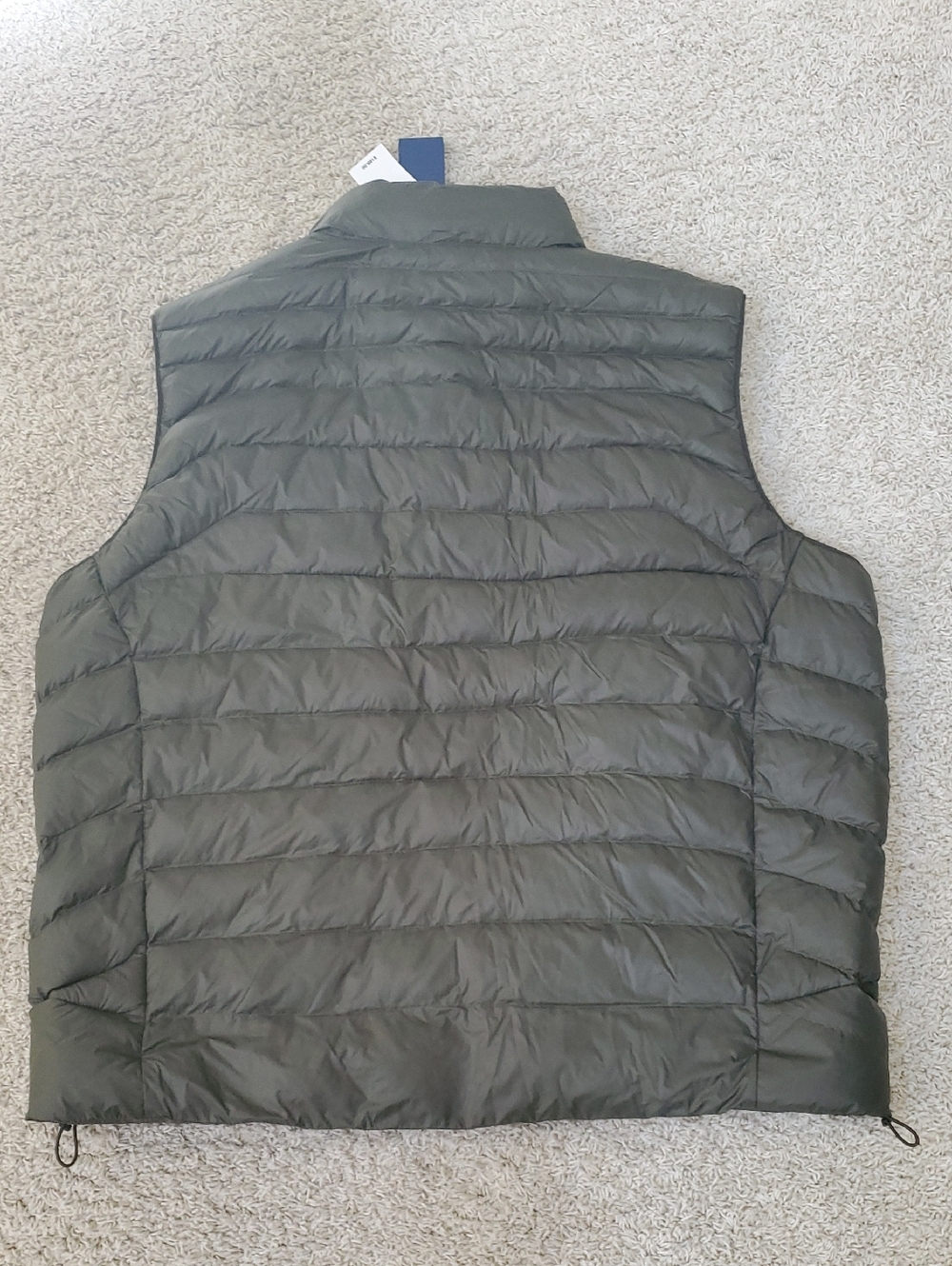 Polo by Ralph Lauren Olive Quilted Puffer Vest with Orange Pony - Picture 7 of 7